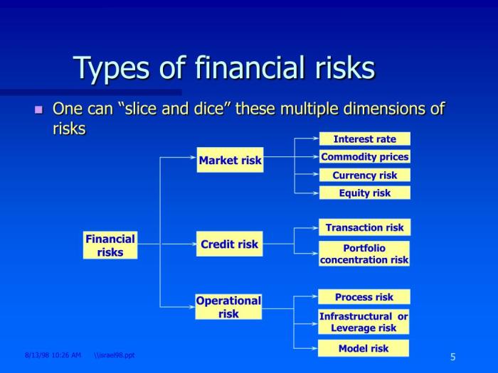 Financial risk credit types risks management ppt principles basic powerpoint presentation components